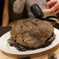 ミモザ - 伊達鶏の泥包み焼き(乞食鳥)