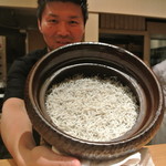 神保町 傳 - 釜炊きしらすご飯