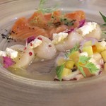 Bar&Restaurant COCONOMA - 鮮魚を使ったカルパッチョの盛り合わせ