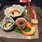 花鳥 - 晩御飯の特別味覚懐席・酒菜6種