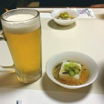 Furumachi - 生ビールとお通し.