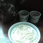 釜あげうどん 長田 in 香の香 - 釜揚げうどん(小) ２５０円(税込)(2016年8月2日撮影)