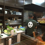 ばんじょう - 厨房…大将頑張ってますね(^-^)/