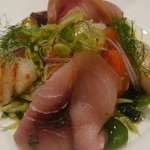 Restaurant 4 CHOUME - 炙りカジキの前菜