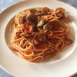 リストランテ エ ピッツェリア ペイザン - アサリのスパゲッティ（トマトソース）