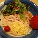 手延べうどん 水山 - 冷やしごまだれうどん