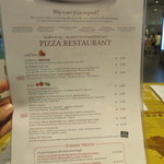 Eataly Roma - ピッツァのメニュー