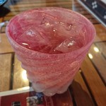 琉球グラスで戴きました