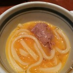 うどん棒 - 〆のうどんで溶き卵登場♡