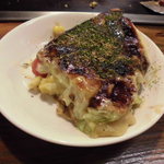 Mangetsu No Okonomiyaki - タレがかかってるの