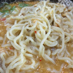 豆でっぽう - 固めの麺も美味しい〜♫