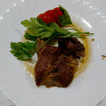 山の仙人 淳  - リブロースステーキのイタリアンパセリ添え