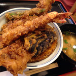 杜月 - 海老穴子天丼 ¥1,880