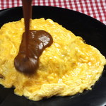 ☆彡Fluffy Omelette Rice lunch (demi-glace, tomato, mentaiko mayo, cheese fondue sauce) (tax included)