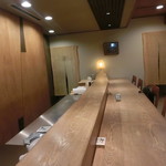 味 竹林 - カウンター席