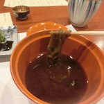 味 竹林 - 海そうめん赤だし