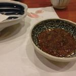 味 竹林 - 濃いめの天つゆ