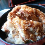 そば処　福住 - とっぱち丼のアップ