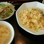 Ryuushou kaku - ランチの担々麺半チャーハンの、セットの方