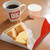 Cafeねんりん家 - 料理写真:「ホットバームクーヘン」とドリンクのセット