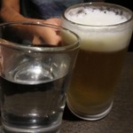 Koshitsu Izakaya Satsuma Musashi - お湯割りと生ビール