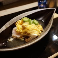 ふじ原 - 鱧と松茸の玉子とじ
