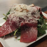 無添加焼きそば BARチェローナ - クレソンと生ハムのサラダ