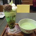 茶のしずく - 抹茶パフェセット