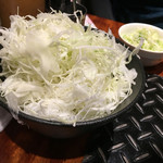 炭火焼ホルモン ぐう - キャベツ ネギ無料