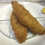 Hanazen - 白身フライ定食 ¥500 の白身フライ