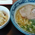 太久味 - 関西風ラーメン&ハンチャンセット