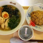 ポッポ - 鶏塩ラーメンセット