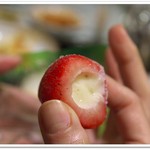 Omuni Shokudou - サービスでくれたイチゴのデザート