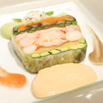 シェ・イノ - オマール海老のガトー仕立て“コート・ドール”風