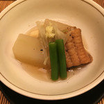 庭園茶寮 みな美(皆美館) - 冬瓜と鰻の焚合わせ