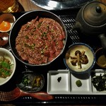 焼肉ホルモンMeetbowl - 『近江牛特上ひつまぶし膳（一重盛）』(2100円)!～♪(^o^)丿