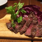 ★8ブラックアンガス牛ハラミのタリアータ（本日おすすめの黒板メニューより）