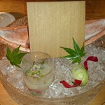 祇園迦陵 - お造り 屋形舟のようです