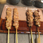 炭火焼鳥 なかお - 皮   こころのこり