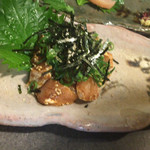 炭火焼鳥 なかお - 地鶏わさび和え