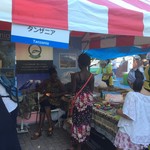 馬事公苑 売店 - タンザニアブース。大使館が馬事公苑のとなりなので。（2016★区民まつり）