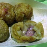 馬事公苑 売店 - 仕上げにミルで塩かけてました。とろっとろです。（2016★区民まつり）