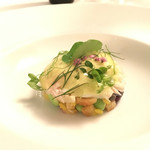 プリズマ - 毛ガニとサフランライスのサラダ仕立て