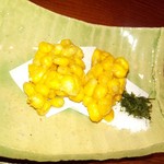 りょうりや 御旅屋 - 玉蜀黍　かき揚げ