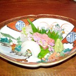 りょうりや 御旅屋 - 剣先いか　すずき　やいと鰹