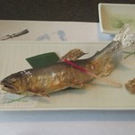 錦彩館 - 鮎の塩焼き