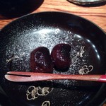 みかわ 是山居 - デザートは花豆