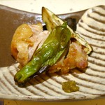 ​武蔵関 いおり - 季節の野菜と岩井鶏のグリル（ハーフ 350円）