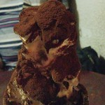 ぴーぷる・ぴーぷ - ほろにがパウダーでアイスが見えません♪。