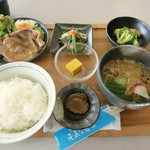 農家レストラン 元気な農家 - ・「肉定食(¥920)」